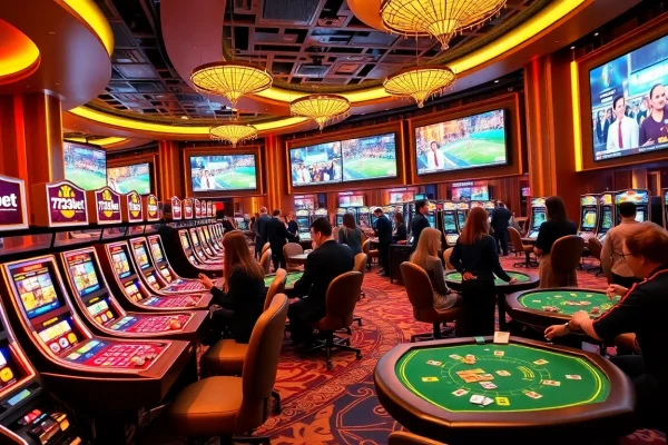 Experience the thrill of gaming excitement at 733bet's luxurious casino.