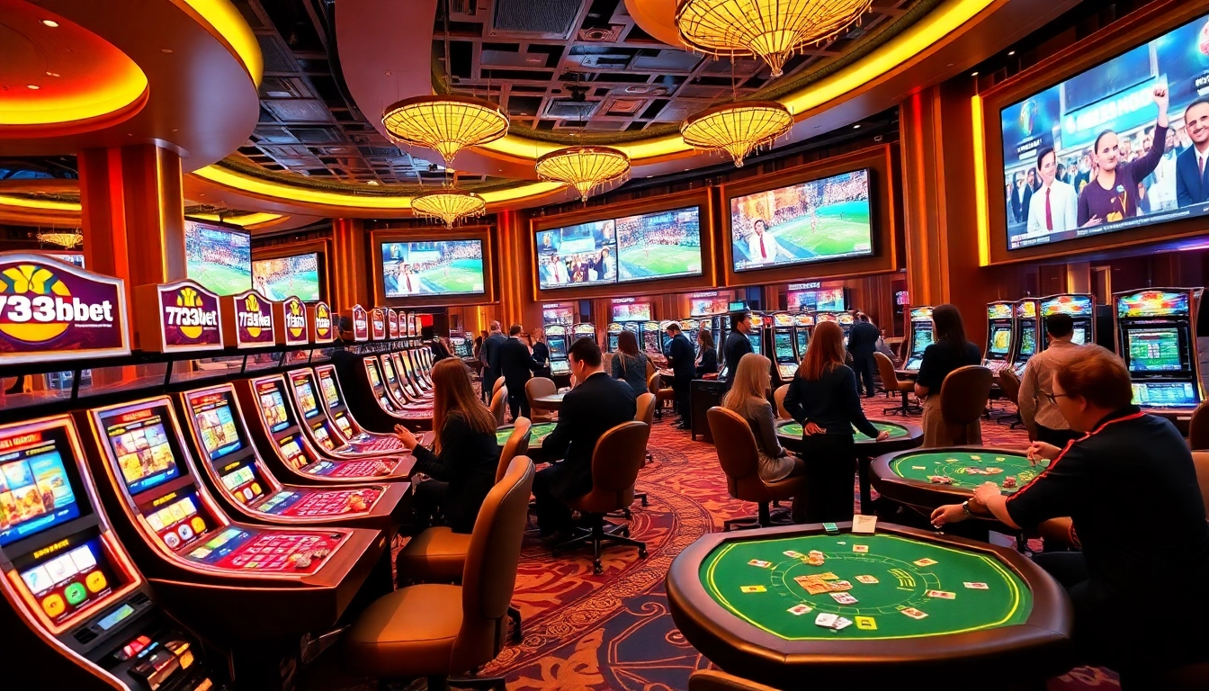 Experience the thrill of gaming excitement at 733bet's luxurious casino.
