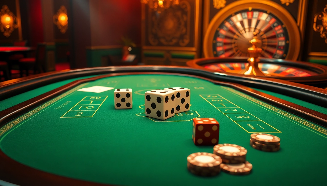 Tài Xỉu MD5 interactive online gaming interface showcasing a vibrant casino experience.