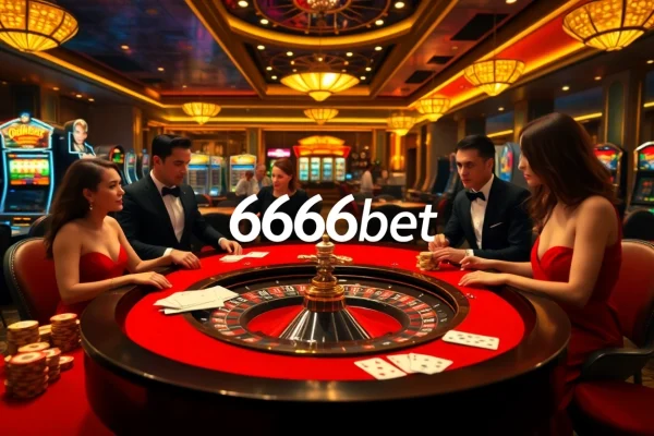 Experience thrilling action at 6666bet's luxury casino tables with professional dealers.