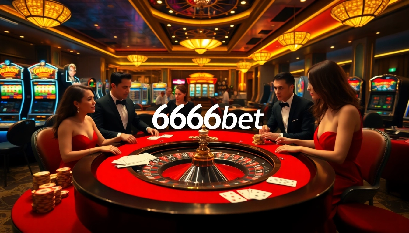 Experience thrilling action at 6666bet's luxury casino tables with professional dealers.