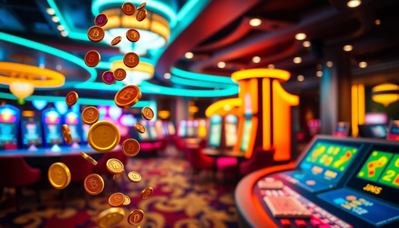 le meilleur casino crypto avec des symboles numériques et une ambiance de jeu excitante.