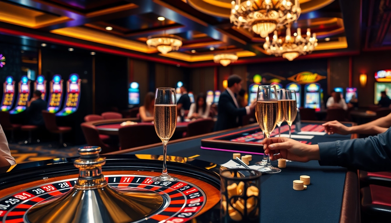 Engage in thrilling gameplay at https://mm88.observer/, showcasing a vibrant casino atmosphere.