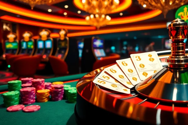Casino crypto sans kyc 2026 highlights a vibrant casino atmosphere with engaging gaming elements.
