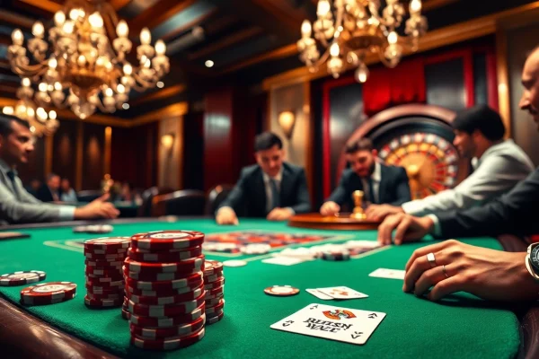 Exciting poker game at https://99ok.co.im/ featuring shiny chips and intense players.