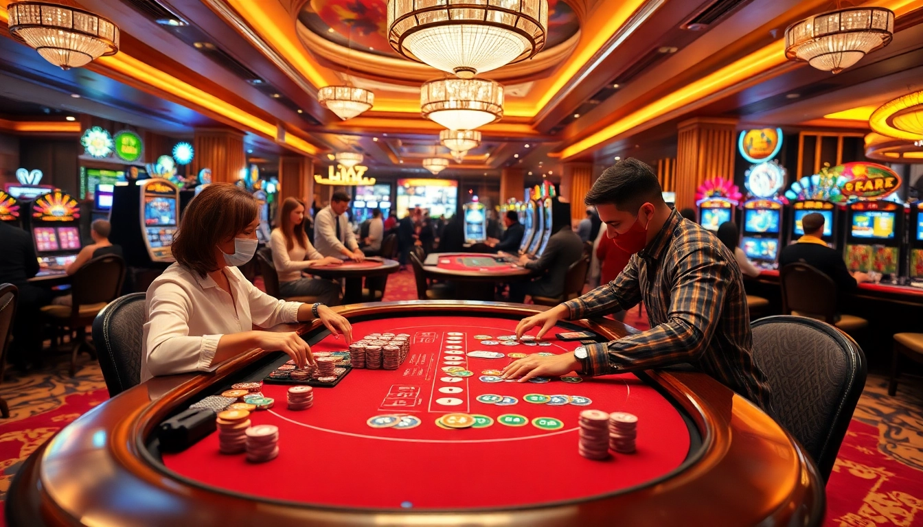 Jouer au casino en ligne dans un cadre luxueux avec des jeux captivants.