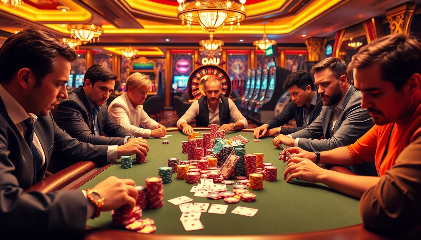 Découvrez l'excitation au meilleur casino en ligne 2026 avec des tables de poker vibrantes et une action de jeu palpitante.