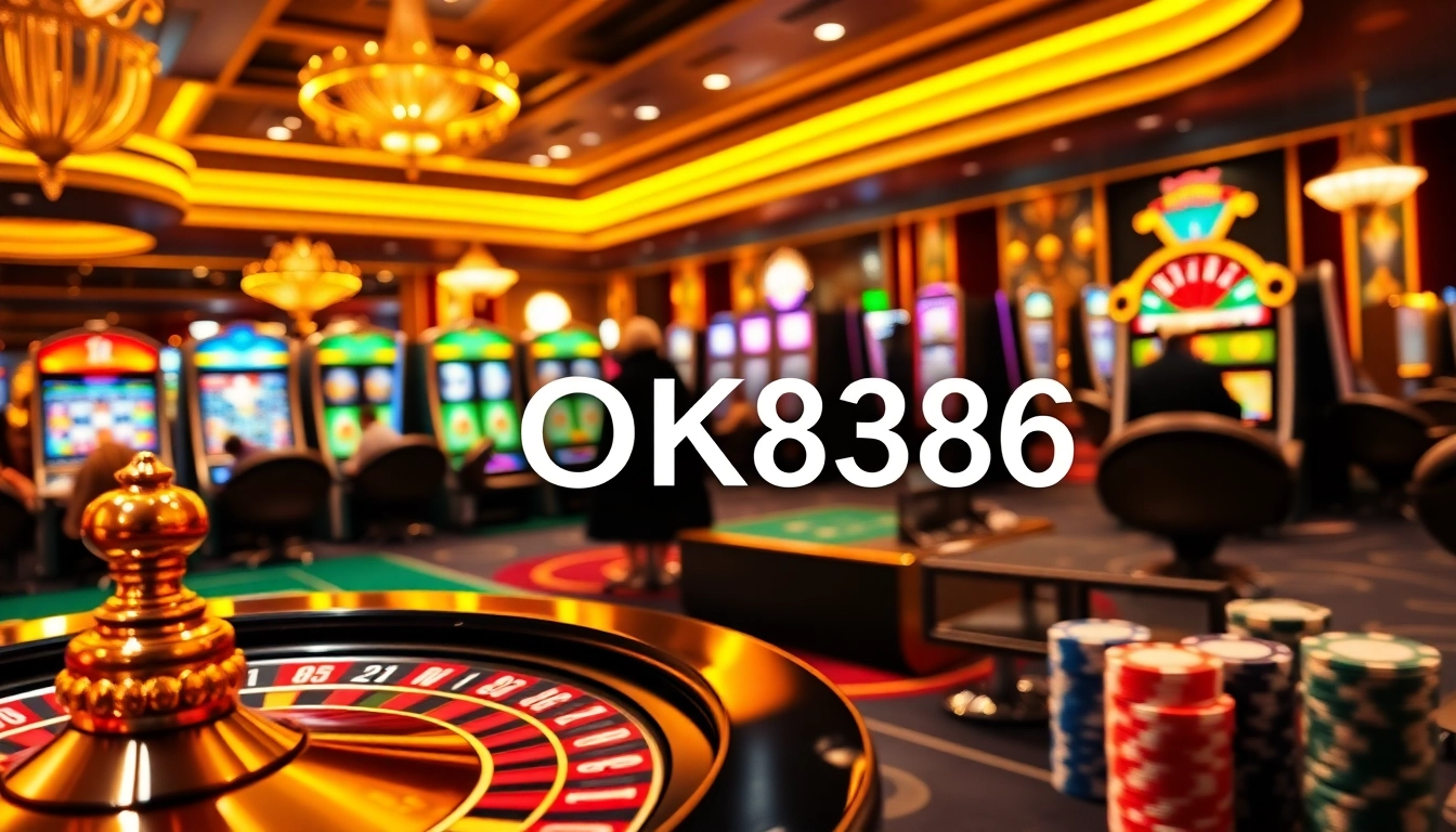 Join the thrilling action of OK8386's online casino with vibrant games and engaging betting experiences.