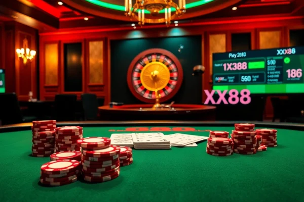 Experience the excitement of betting at https://xx88.lol/ with luxurious casino elements.